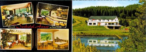 Ödmühl Seehotel "Anzer", 2-fach Klappkarte, mit Kurzinfos