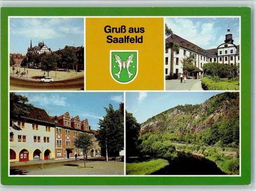 Saalfeld Markt Schloß Naturschutzgebiet Bohien