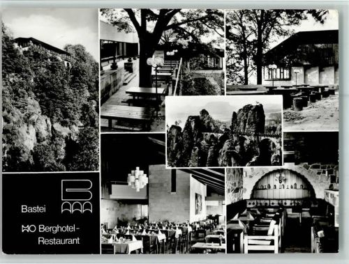 Bastei Bastei HO-Berghotel-Restaurant Innenaufnahmen Mehrfachaufnahme