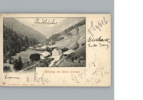 Schwarzwald Höllsteig, Hotel Sternen