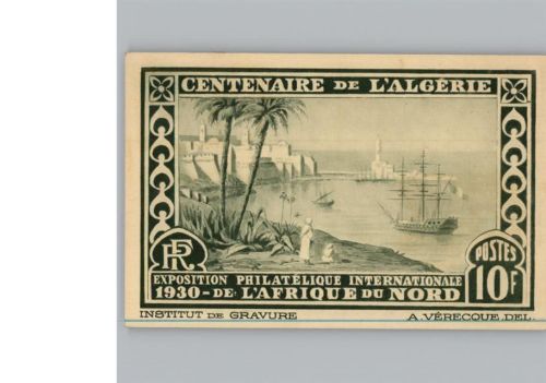 Algerien , Briefmarkenausstellung