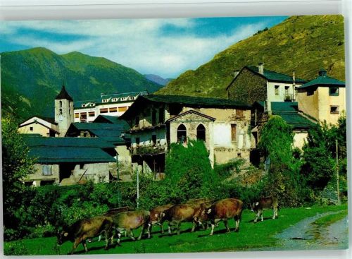 Ordino Teilansicht Kühe