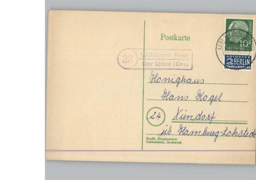 Lathen Landpoststempel