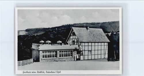 Dedenborn Gasthaus zum Ruhrblick
