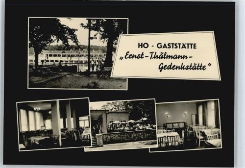 15537 O1252 Ziegenhals - Gaststätte Ernst Thälmann-Gedenkstätte