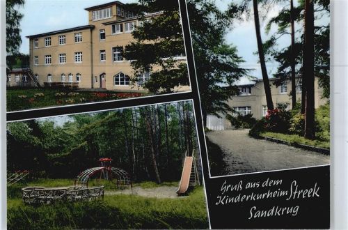 Sandkrug Kinderkurheim Streek , Kinderspielplatz