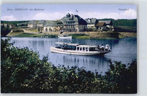 Dippoldiswalde Haus Seeblick, Landpoststempel Paulsdorf