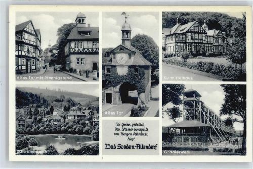 Bad Sooden-Allendorf altes Tor , Schwanenteich
