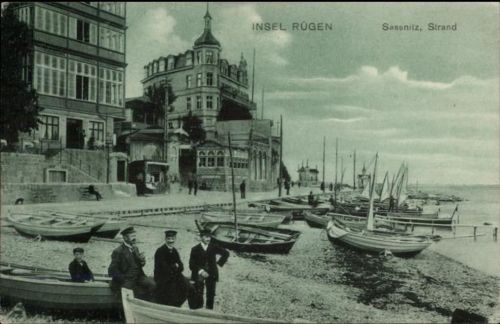 Sassnitz Boote belebte Partie