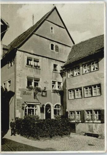 Rothenburg Gasthof Rother Hahn