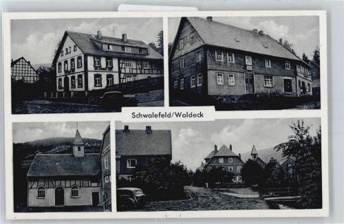 Schwalefeld Haus Auto Baum