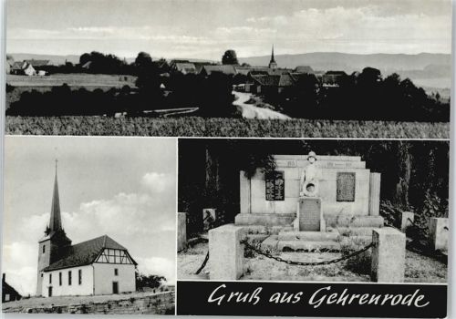 Gehrenrode Kirche Denkmal Baum Wiese