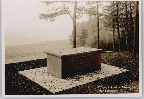 Tüllingen 8. Landwehr Division , Kriegerdenkmal