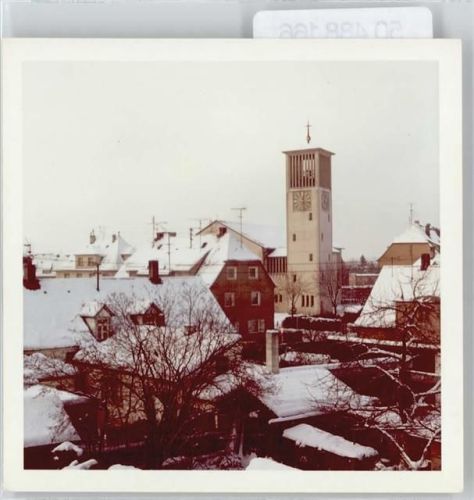 90552 W8505 Röthenbach a d Pegnitz - Foto Schnee Haus Uhr Baum