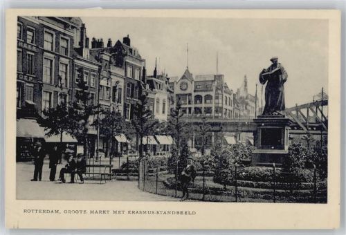 Rotterdam Denkmal Platz Fußgänger