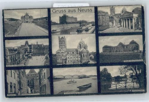 Neuss Museum, Hafen, Bahnhof, Markt, Rathaus, Obertor, stadtgarten, Krankenhaus, Münster