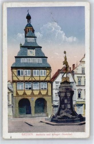 Gießen Rathaus, Denkmal