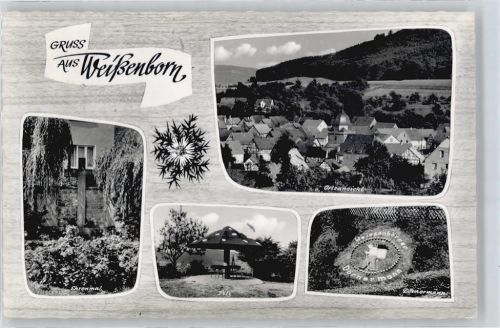 37299 W3441 Weißenborn b Eschwege - Ehrenmal, Pilz
