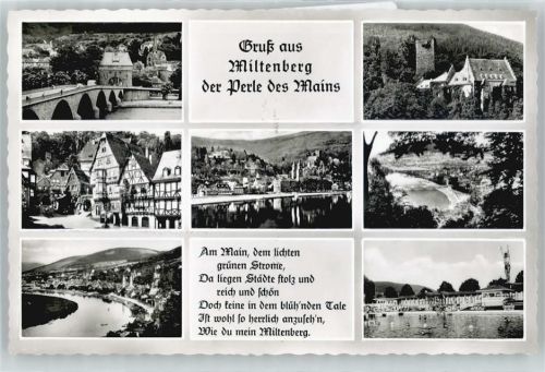 Miltenberg Brücke, Siedlung, Burg, Freibad