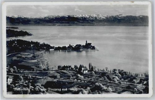 Wasserburg Fliegeraufnahme See Berg