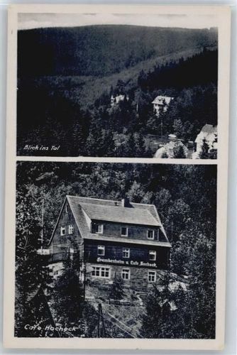 Waldbärenburg Cafe Hocheck, Talblick, Fremdenheim, Bes. Karl Liebscher