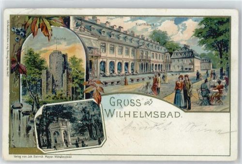 Wilhelmstal Kurhaus, Ruine, Tempel