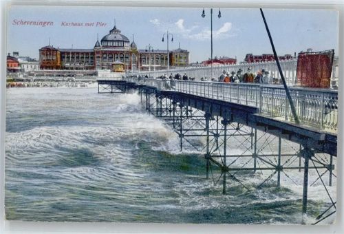Scheveningen Kurhaus Strand Meer Steg