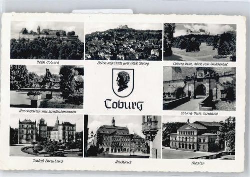 Coburg Rathaus. Schloss, Theater, Veste Coburg