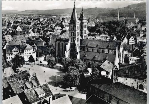 Esslingen Kirche Panorama Marktplatz