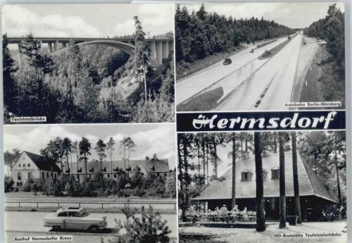 Hermsdorf Teufelstalbrücke, rasthof Hermsdorfer Kreuz, HO-Raststätte Teufelstalschänke AKU2