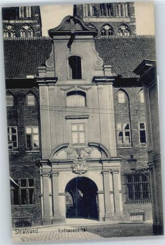 Stralsund Rathausportal