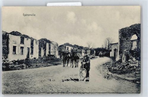 Epinonville Zerstörte Siedlung