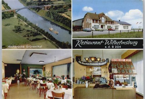 Wilhelmsburg Restaurant Wilhelmsburg, Fliegeraufnahme Hochbrücke Grünenthal