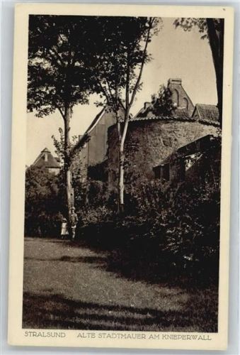 Stralsund Stadtmauer am Knieperwall