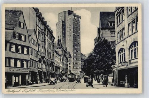 70173 W7000 Stuttgart - Tagblatt-Turmhaus, Eberhardstraße
