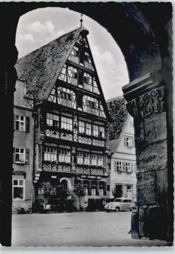 Dinkelsbühl Hotel deutsches Haus, Fachwerk