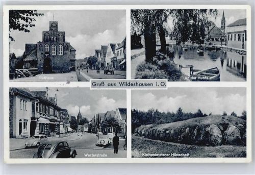 Wildeshausen Rathaus, Hunte, Westerstraße