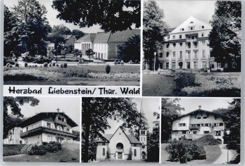 Bad Liebenstein Badehaus, Kurhaus, Haus Feodora, KLubhaus Dr. Salvador Allende