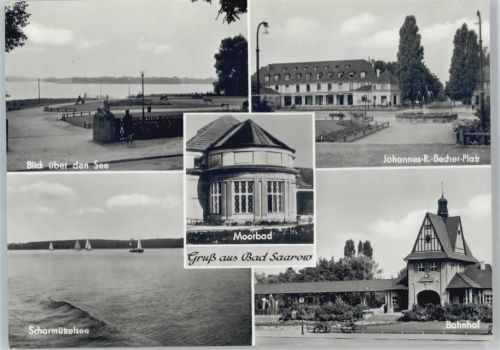 Bad Saarow Moorbad, Scharmützelsee, Bahnhof, Johannes-R.-Becher-Platz