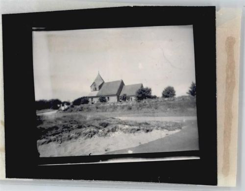 Schobüll Foto mit Negativ, Kirche