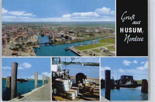 Husum Gesamtansicht, Hafen