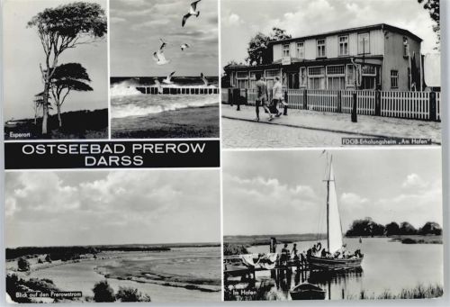 Ostseebad Prerow Esperort, Strand, Hafen, FDGB-Erholungsheim Am Hafen