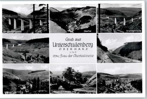 Schulenberg Weißwasserbrücke, Okertal, Bramkebrücke, Unterschulenberg, Gasthaus Thiele, Brockenblick