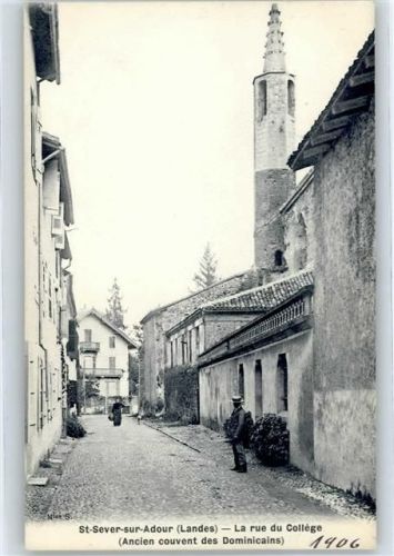 Saint-Sever La rue du College