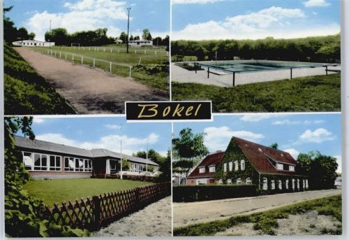 Bokel Sportplatz, Schule, Gasthaus, Freibad