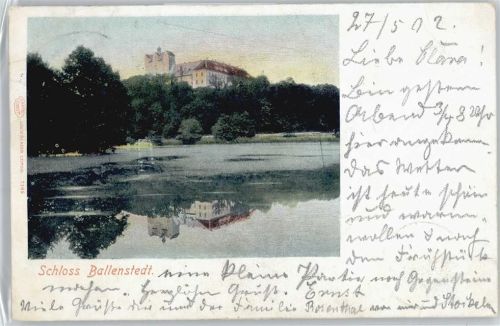 Ballenstedt Schloß