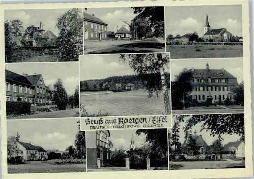Roetgen Kirche, Gasthaus, Siedlung