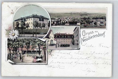 Neudietendorf Mädchen-Pensionat, Gasthof, Schwesternhaus