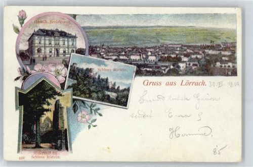 Lörrach Schloß Rötteln, Bezirksamt