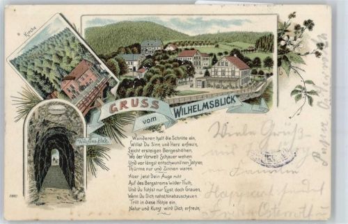 Treseburg Pfeil-Denkmal, Wilhelms-Blick
